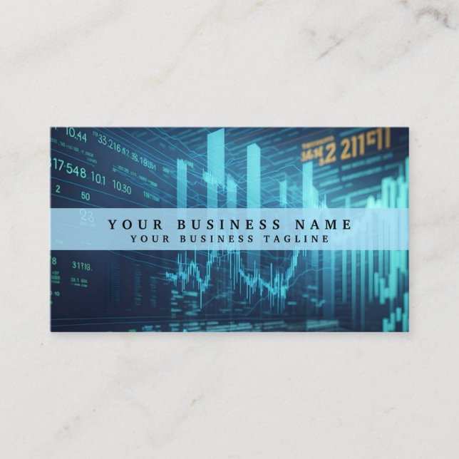 Financial Analyst Business Card (Front)