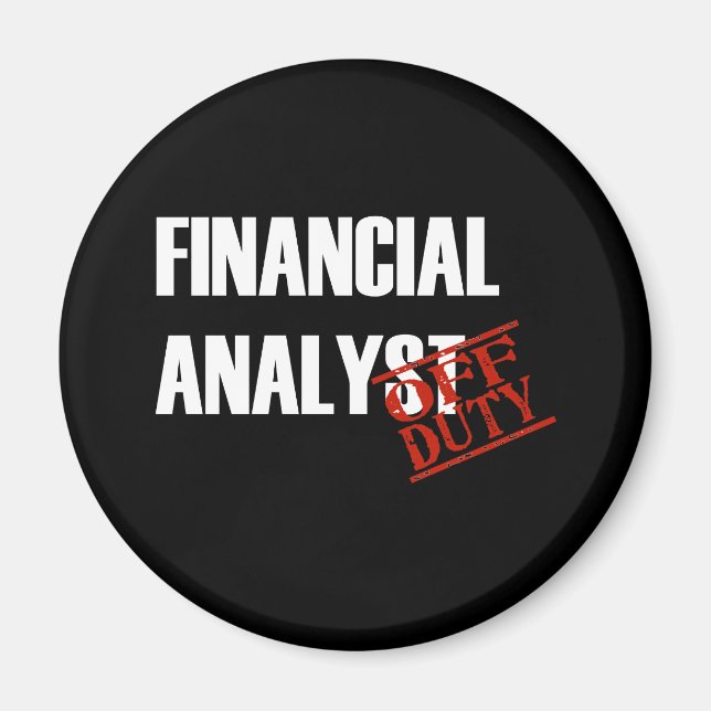 FINANCIAL ANALYST DARK MAGNET (Front)