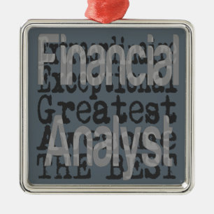 Financial Analyst Extraordinaire Metal Tree Decoration