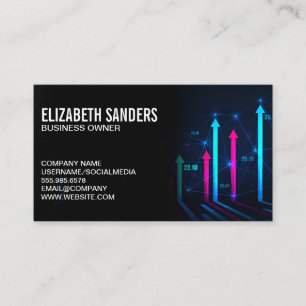 Financial Arrows Business Card