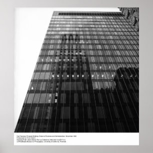 Financial Building 1966, by Ansel Adams Poster