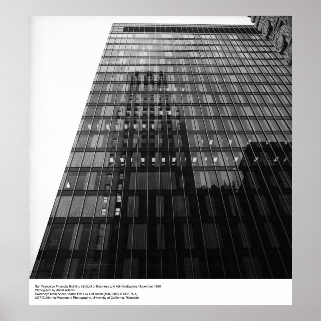 Financial Building 1966, by Ansel Adams Poster (Front)