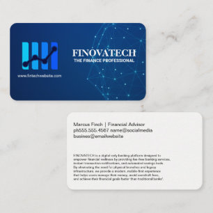 Financial Chart   Accounting   Banking   Ecommerce Business Card
