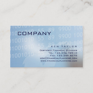 Financial / Computer Technical Business Card