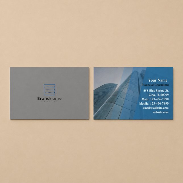Financial Consultant Business Card (Creator Uploaded)