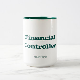 "FINANCIAL CONTROLLER" Two-Tone COFFEE MUG