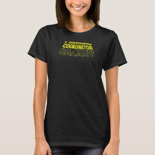 Financial Coordinator Space Backside T-Shirt