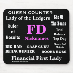 Financial Director Nicknames Synonyms Definitions Mouse Mat