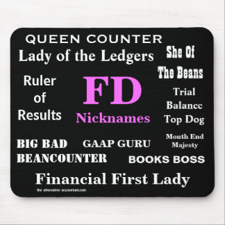 Financial Director Nicknames Synonyms Definitions Mouse Mat