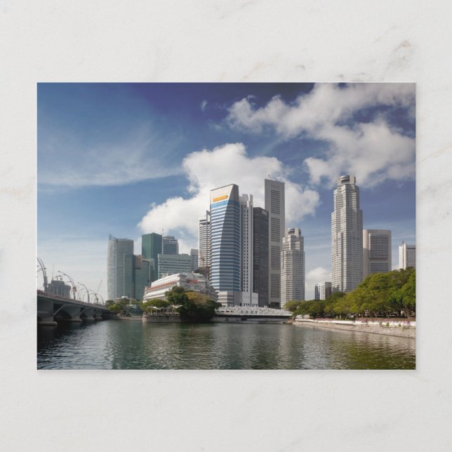 Financial district of Singapore Postcard (Front)