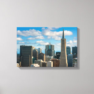 Financial District Skyline of San Francisco Canvas Print