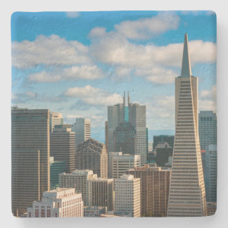 Financial District Skyline of San Francisco Stone Coaster