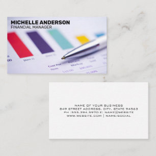 Financial Documents   Charts Business Card