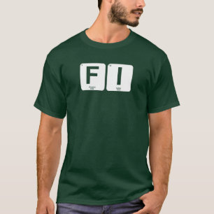Financial Independence Periodic Table T-Shirt