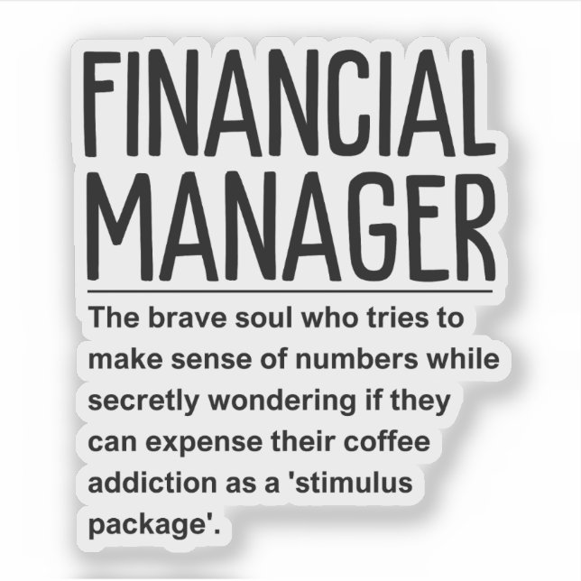 Financial manager (Front)