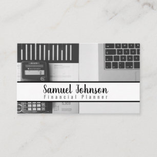 Financial Planner Accountant Wealth Management Business Card