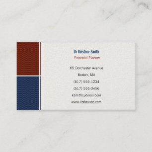 Financial Planner - Business Card