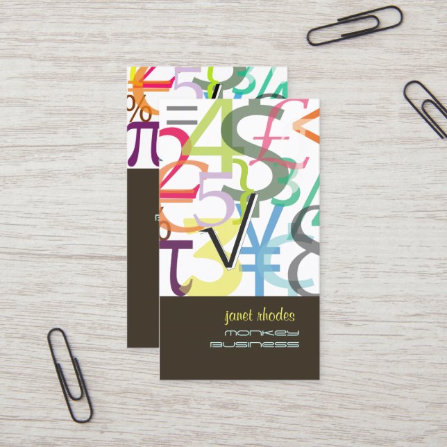 Financial Planner business cards (Front/Back In Situ)