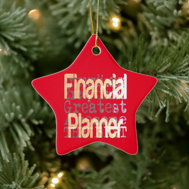 Financial Planner Extraordinaire Ceramic Tree Decoration (Tree)