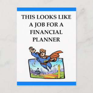 FINANCIAL PLANNER POSTCARD