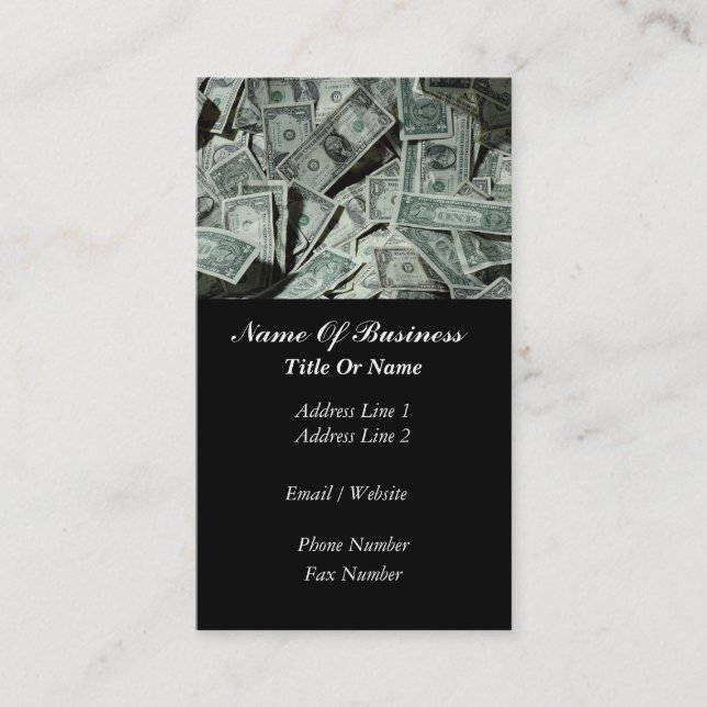 Financial Services Business Card (Front)