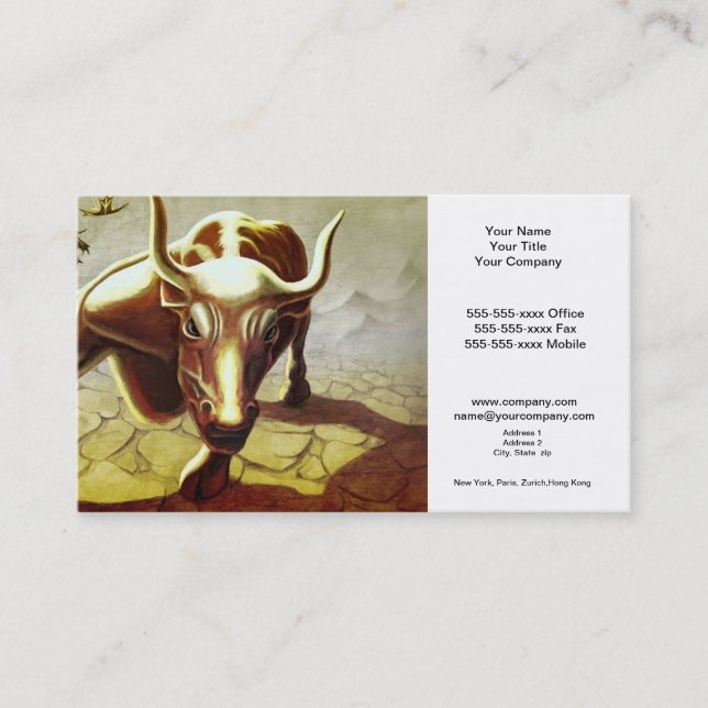 Financial Services Business Card (Front)