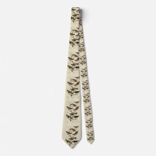 Finch, Bunting, Grosbeak, Audubon Birds of America Tie