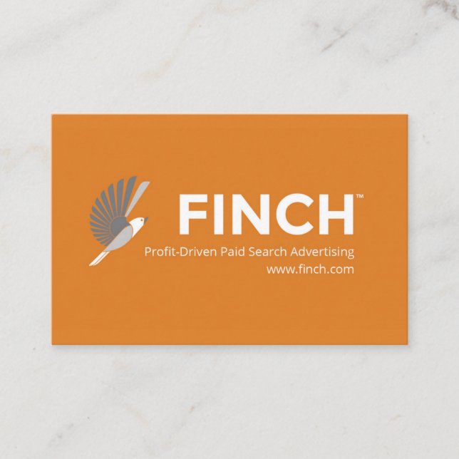 Finch European business card (Front)