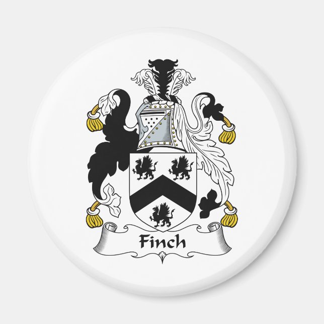 Finch Family Crest Magnet (Front)