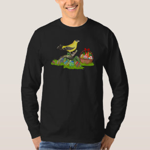 Finches Bird Easter Egg Hunting Bunny Finches East T-Shirt