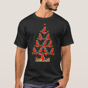 Finches Bird Xmas Holiday Santa Finches Christmas T-Shirt