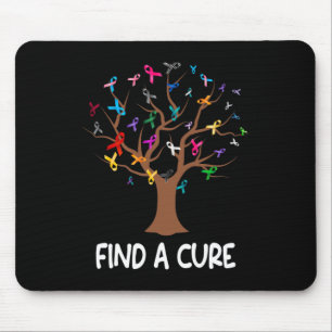 Find A Cure All Cancer Awareness World Cancer Day Mouse Mat