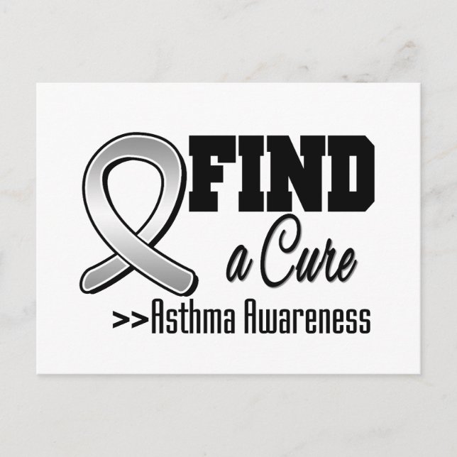 Find a Cure Asthma Awareness Postcard (Front)