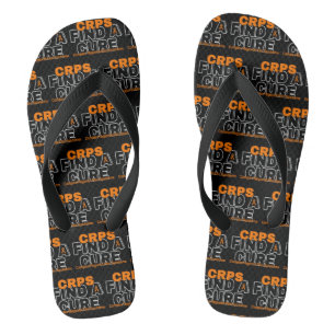 FIND A CURE/BOLD...CRPS FLIP FLOPS