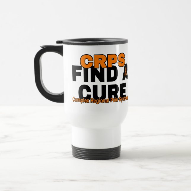 FIND A CURE/BOLD...CRPS TRAVEL MUG (Left)