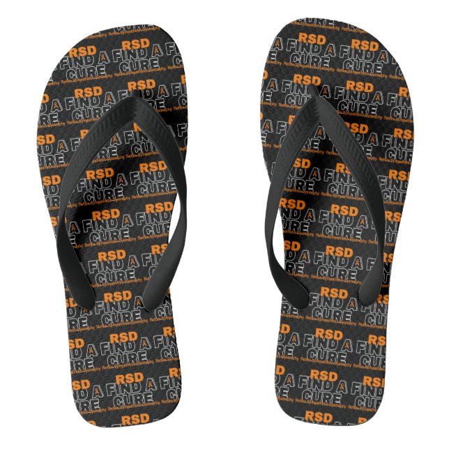 FIND A CURE/BOLD...RSD FLIP FLOPS (Footbed)