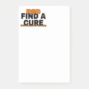 FIND A CURE/BOLD...RSD POST-IT NOTES