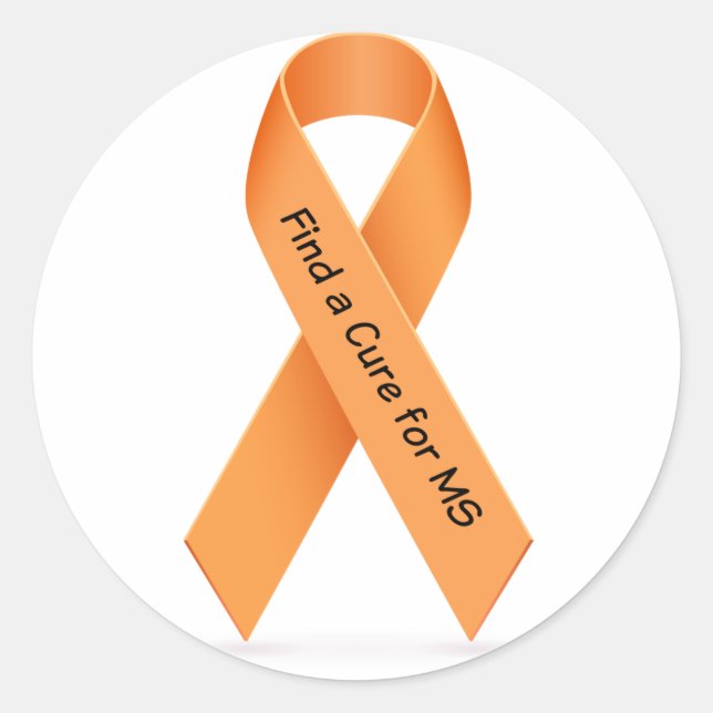 Find a Cure for MS (Multiple Sclerosis) Sticker (Front)