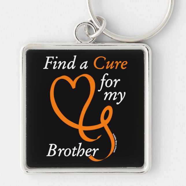 Find a Cure/Heart/Brother...RSD/CRPS Key Ring (Front)