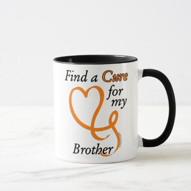 Find a Cure/Heart/Brother...RSD/CRPS Mug (Right)