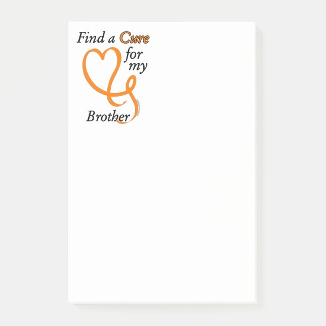 Find a Cure/Heart/Brother...RSD/CRPS Post-it Notes (Front)