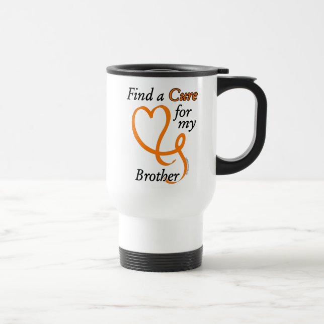 Find a Cure/Heart/Brother...RSD/CRPS Travel Mug (Right)