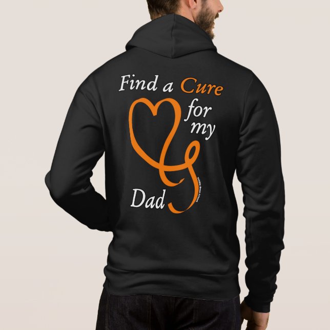 Find a Cure/Heart/Dad...RSD/CRPS Hoodie (Back)