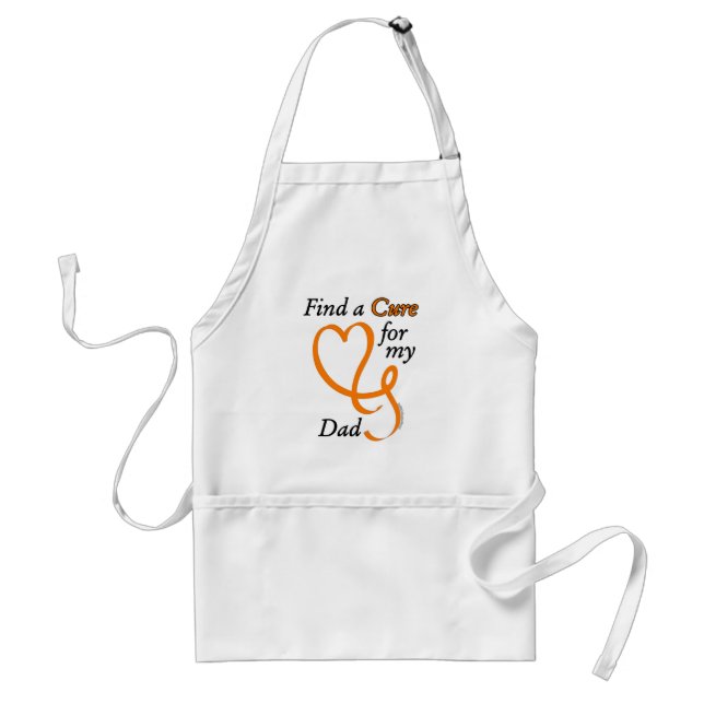 Find a Cure/Heart/Dad...RSD/CRPS Standard Apron (Front)