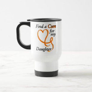 Find a Cure/Heart/Daughter...RSD/CRPS Travel Mug