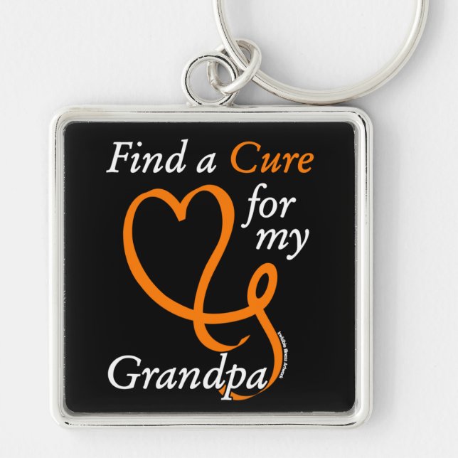 Find a Cure/Heart/Grandpa...RSD/CRPS Key Ring (Front)