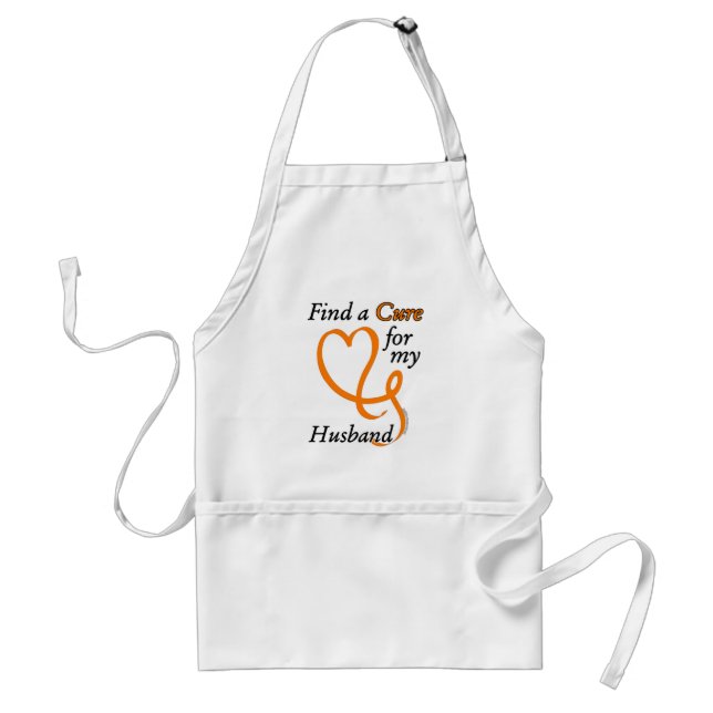 Find a Cure/Heart/Husband...RSD/CRPS Standard Apron (Front)
