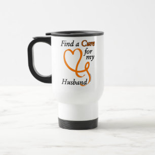 Find a Cure/Heart/Husband...RSD/CRPS Travel Mug