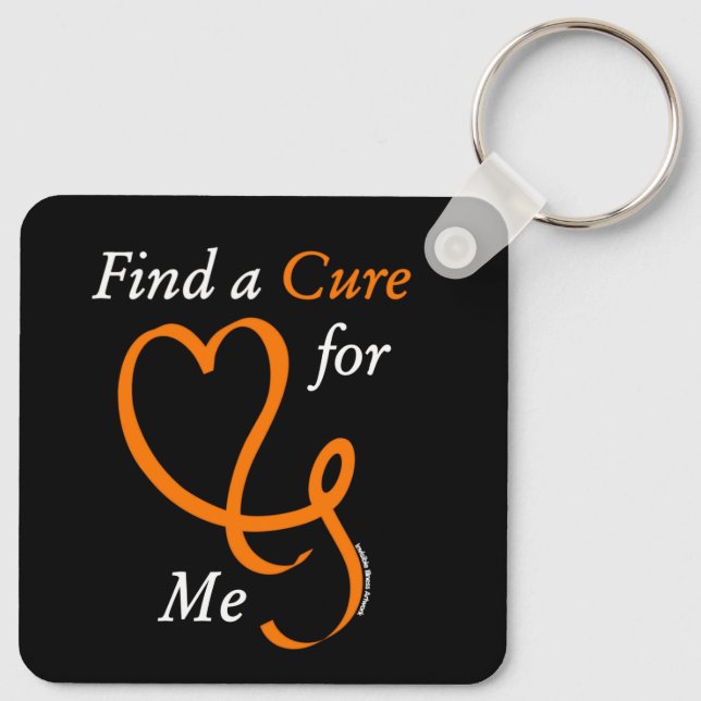 Find a Cure/Heart/Me...RSD/CRPS Key Ring (Back)