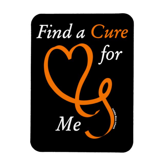 Find a Cure/Heart/Me...RSD/CRPS Magnet (Vertical)
